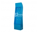 Hook displays - Blue color custom display stand with hooks