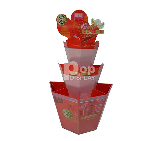 Confection Cardboard Dump Bin Display