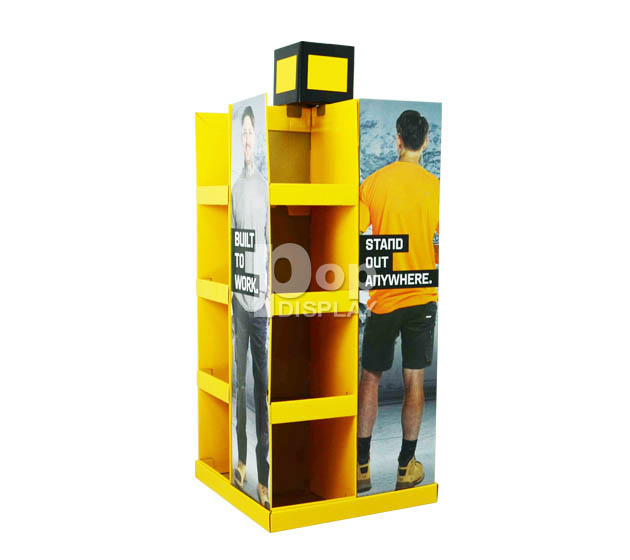 Hot sale 4 shelf pallet display