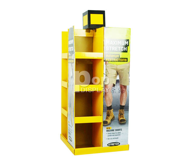 Hot sale 4 shelf pallet display