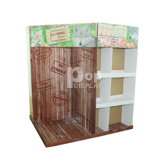 China manufacturer tailor designed full color cardboard pallet display